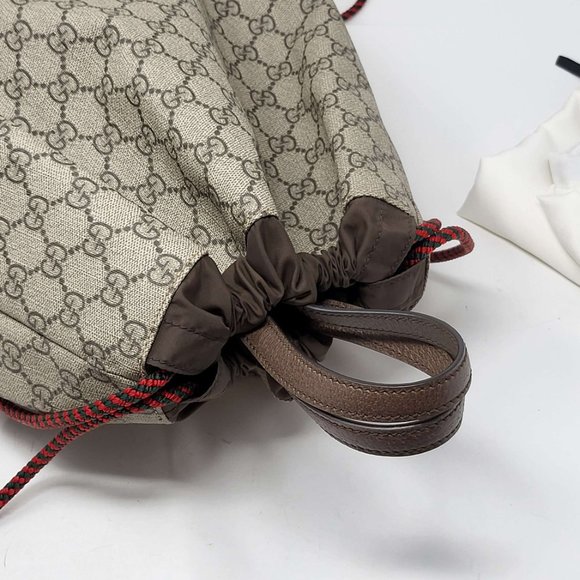 100% Authentic Gucci GG Drawstring Backpack - Picture 8 of 13